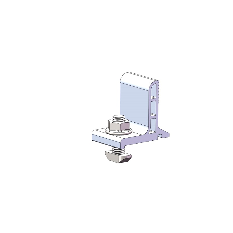 PV module clamps for solar mounting system