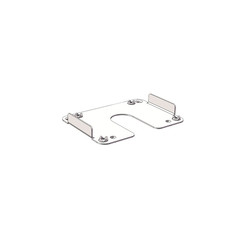 Standard rail earthing plate