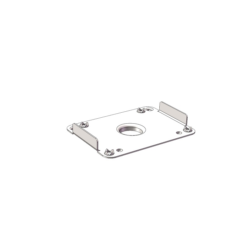 Standard rail earthing plate