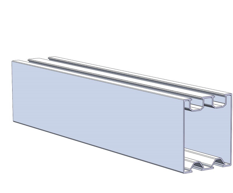 Solar carport beam