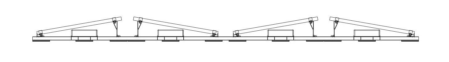 Ballasted-PRO solar mounting system