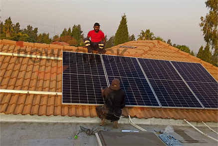 ﻿Residential tile roof installation