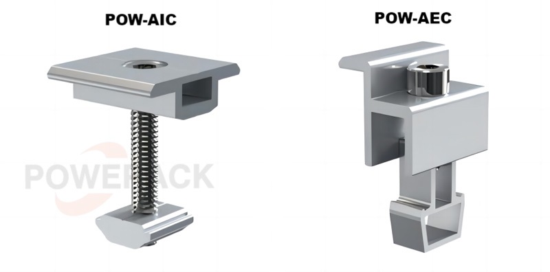 Important Components of Solar PV Mounts:Mid Clamp and End Clamp