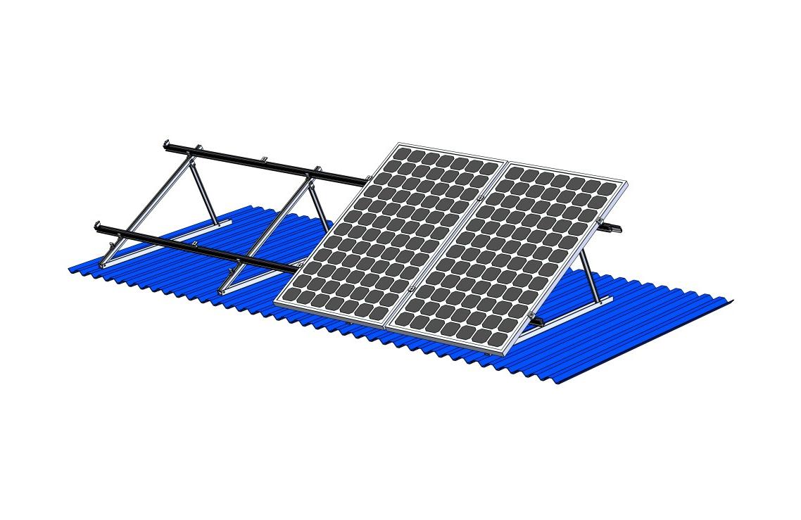 Adjustable Solar Tilt Mounting System For Flat Roof