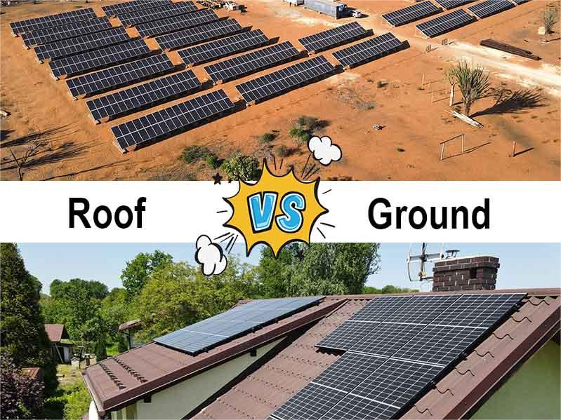 Solar Ground System vs. Rooftop System Installation Costs