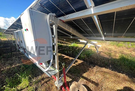 80KW Powerack ground  mounting system in Hungary