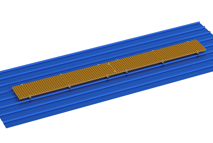 Installation and Use of Solar PV Grating Walkway