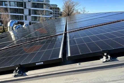 Is it essential to drill holes when installing solar panel mounts on a roof?