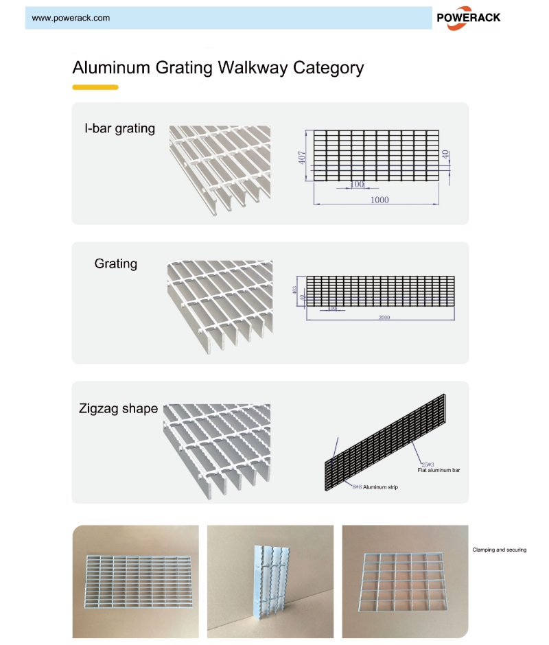 Aluminum grating WalkWay Aluminum grating WalkWay